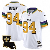 Men's New Orleans Saints #94 Cameron Jordan White 2024 F.U.S.E. Vapor Limited Stitched Jersey,baseball caps,new era cap wholesale,wholesale hats